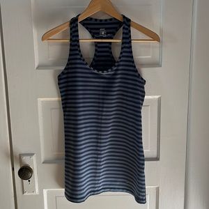 Brooks striped running tank